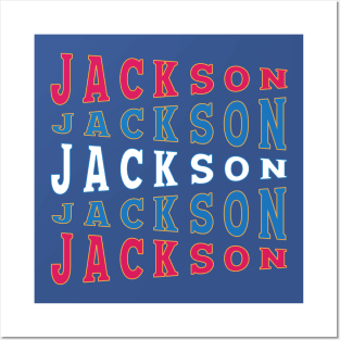 JACKSON NATIONAL TEXT ART USA Posters and Art